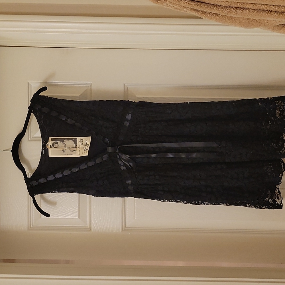 Ann Ferriday Lace Dress with Lining OS